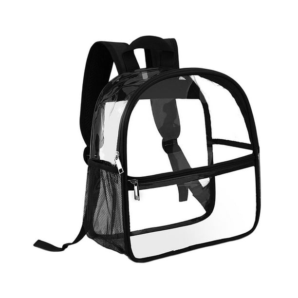 Bolsa transparente PVC Mochila transparente Mochila portátil con correa  ajustable Organizador de alm Yinane Mochila transparente