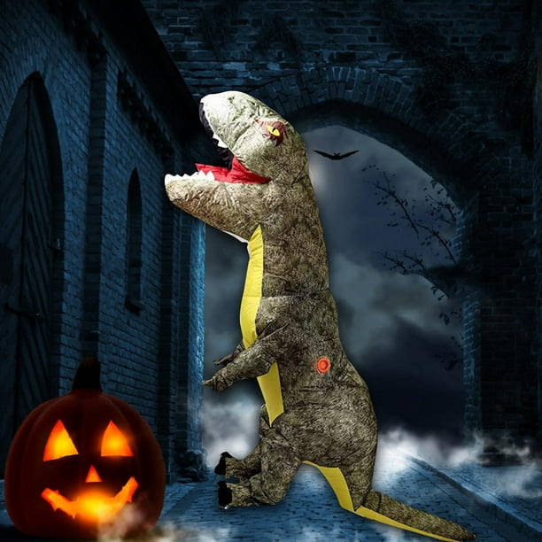 Disfraz de Dinosaurio Inflable Disfraces de Soplado de Aire Disfraz de  Halloween Disfraz Inflable para Adultos y Niños para Fiesta de