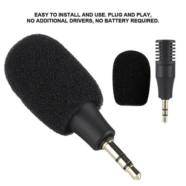 Mini micrófono de instrumento vocal portátil para teléfono móvil 0.138 in