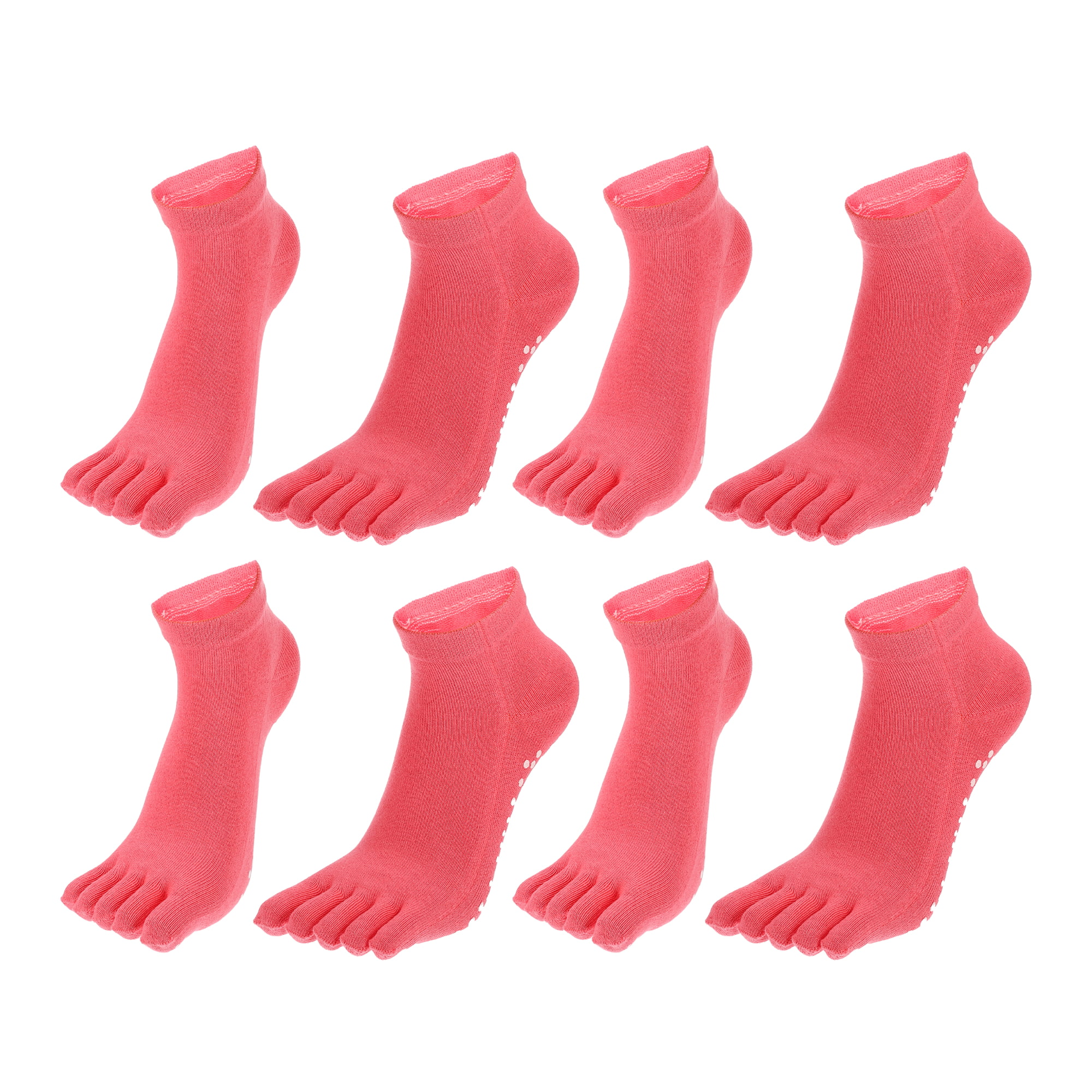 FEOYA 5 Pares Calcetines de Cinco Dedos Mujer Antideslizantes