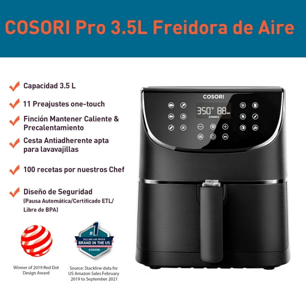 Cosori-Freidora sin Aceite-3,5 Litros-CP137