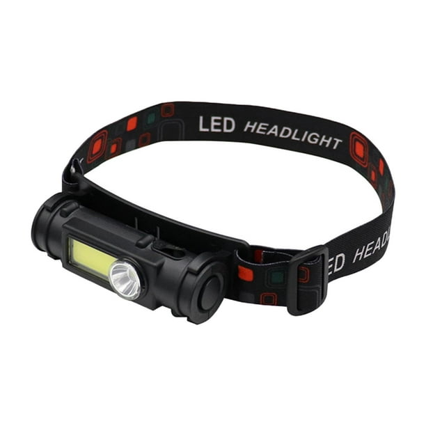 Linterna frontal de 3 modos, batería de larga duración LED, linterna  brillante para correr, camping, pesca, ciclismo, senderismo