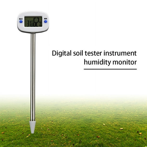 Medidor de humedad del suelo - TA290 Higrómetro digital de suelo Medidor de  humedad Medidor de humedad temperatura probador con sonda