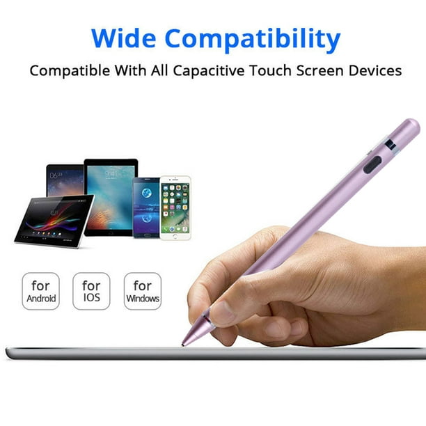 Stylus Pen Carga Rápida Inalámbrica Tablet Phone Touch Android Universal  Pencil