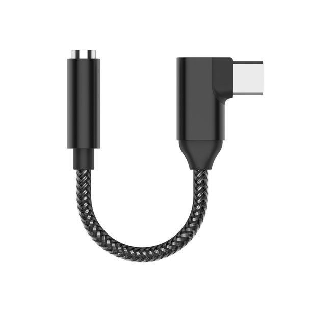 Adaptador Tipo-C a Jack 3.5mm, Cable de Audio AUX, USB-C Macho a 3.5mm,  para Auriculares de Eccomum