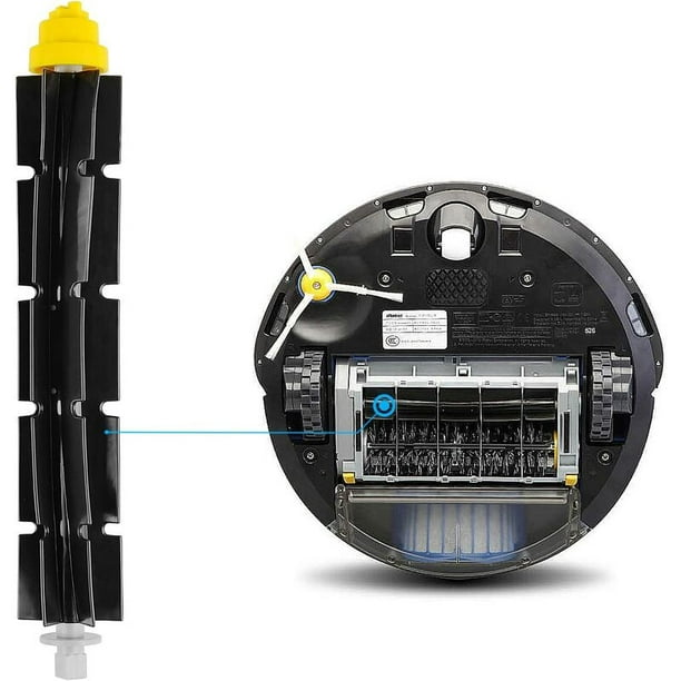 ECOMAID Piezas de repuesto compatibles con iRobot Roomba 675 671 677 645  655 Kit de accesorios de piezas de aspiradora robot, 2 juegos de cepillos