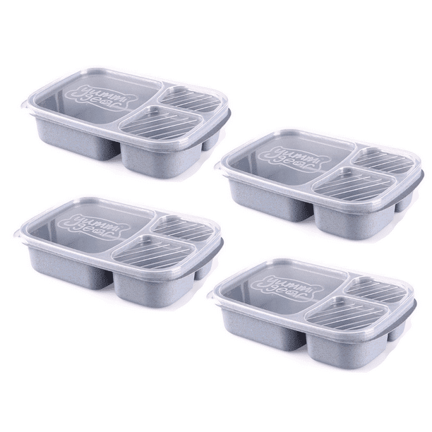 Tupperware, duraderos, sin BPA, reutilizables, para almacenamiento de  alimentos con tapa, apto para microondas, lavavajillas y congelador  Ofspeizc CPB-DE-WX669-4