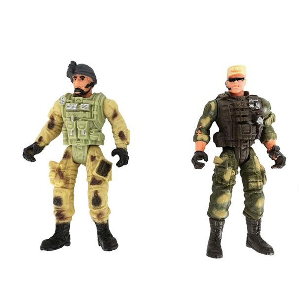 4 Juegos de Simulación en Miniatura Del Cuerpo de Marines, Modelo de ,  Modelo Acción , Juguete Educativo para Yotijar Juguetes de soldado en  miniatura