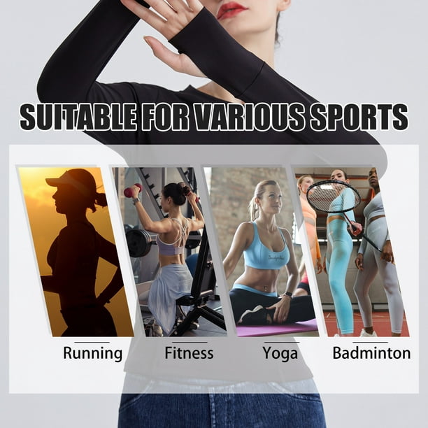  Camisetas deportivas de yoga para mujer, camisetas deportivas  sólidas, camisetas deportivas para mujer, gris, M : Ropa, Zapatos y Joyería