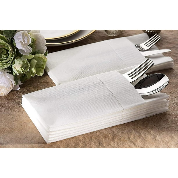 UXZDX Servilletas de tela para decoración de boda, 10 unidades / lote de  18.9 in, servilletas de lino para cocina, mesa de cena, suministros de