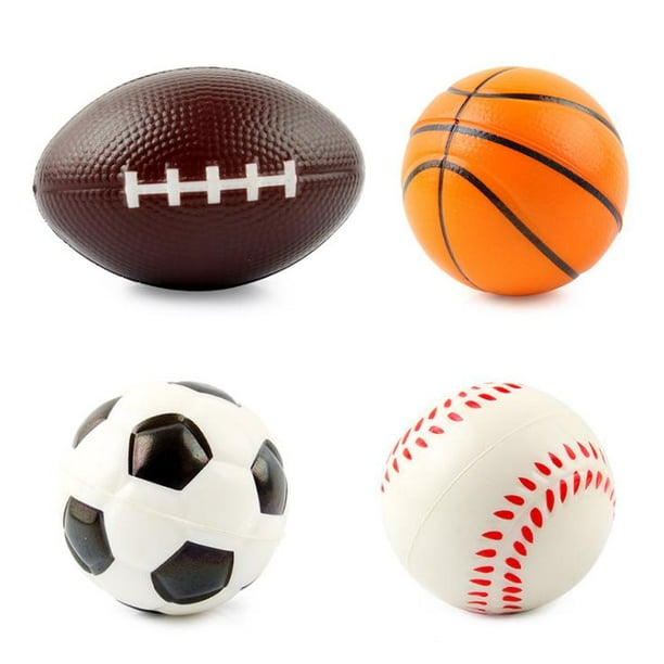 Jerify 4 pelotas de fútbol de espuma de 6.5 pulgadas, pelota de fútbol  suave, pelota de espuma deportiva pequeña para adolescentes pequeños,  práctica