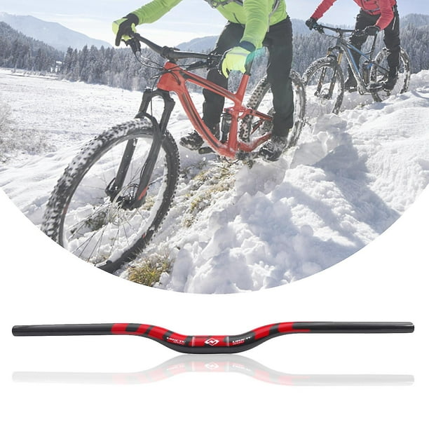 Integr-Manillar de carbono para bicicleta de montaña, manillar integrado de  740mm para mesa, Mtb
