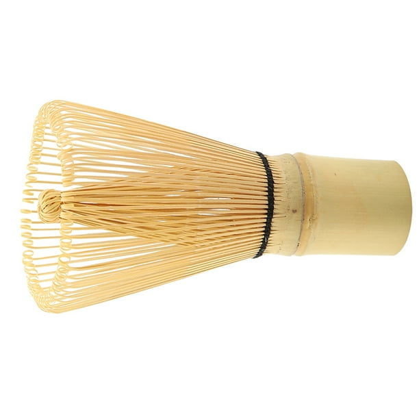 Batidor de té de bambú natural Chasen para preparar Matcha en polvo  herramienta de cepillo (54 puntas)