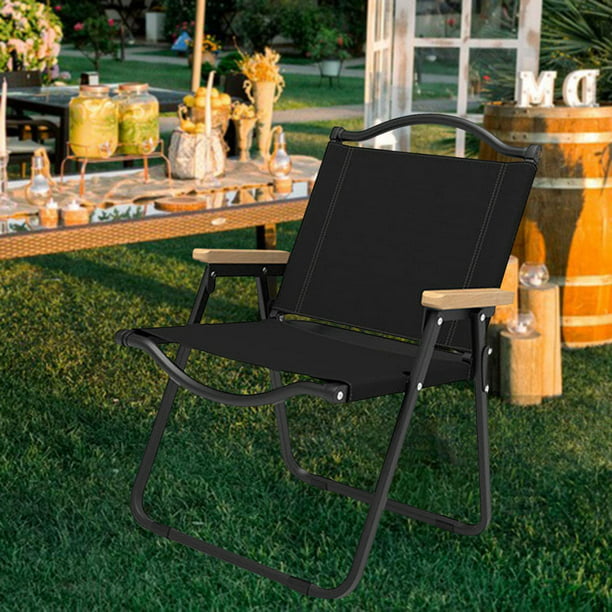 Paquete de 4 sillas plegables para exteriores, sillas de campamento, sillas  de playa, sillas de camping plegables portátiles, silla de césped ligera