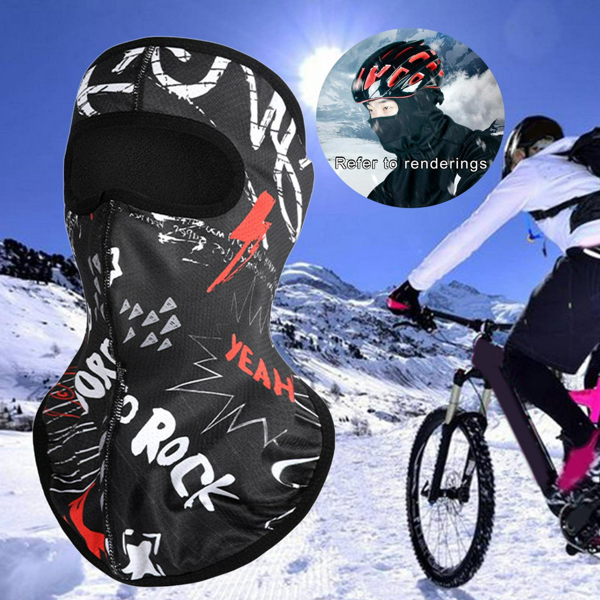 Pasamontañas para hombre Máscara de invierno para mujer Máscara de esquí  para hombre Máscara de snowboard Pasamontañas para mujer Máscara de esquí  para esquiar, moto de nieve, correr, máscara de moto 