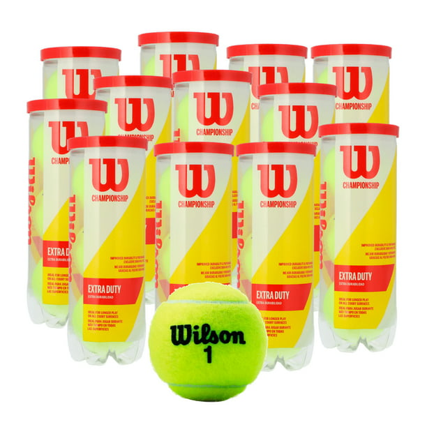 viuda Gastos de envío calidad Pelotas Tenis Wilson 24 Botes 72pcs Championship Presurizada Wilson COMBO- WILSON-05 | Walmart en línea