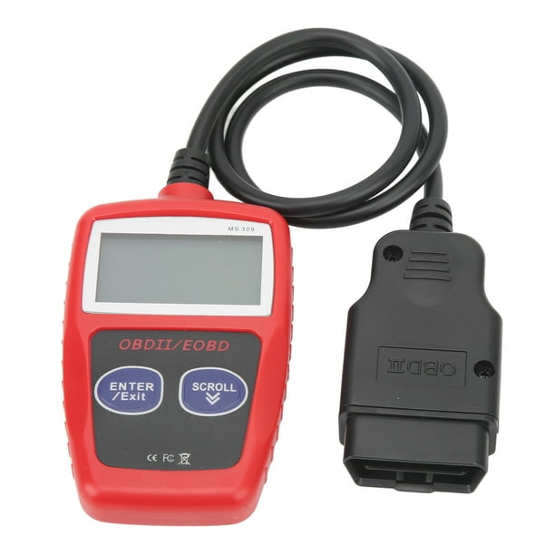 Lector de código de escáner OBD2 para automóvil AT500, lector de código de  falla del motor, escáner de luz, voltímetro automático, herramienta de