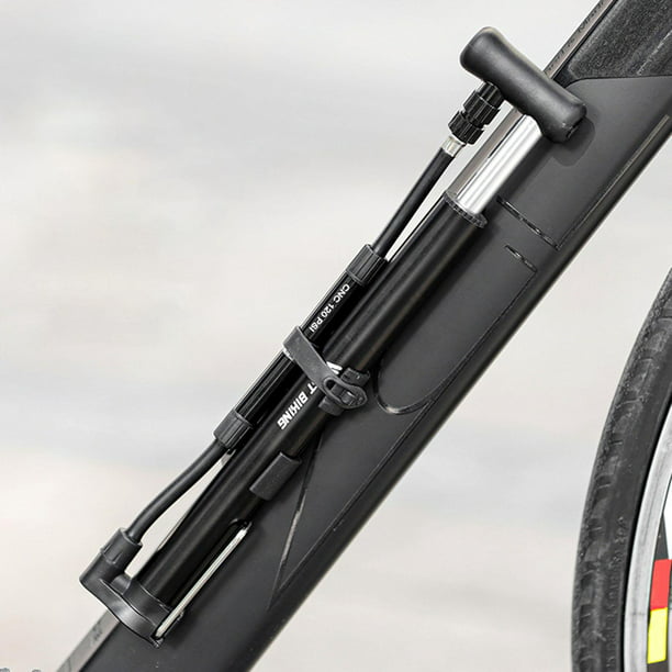 Bomba de compatible con válvu Presta soporte de montaje 120 PSI negro para  amortigdores bicicletas sils de DYNWAVEMX Bomba de aire para bicicleta