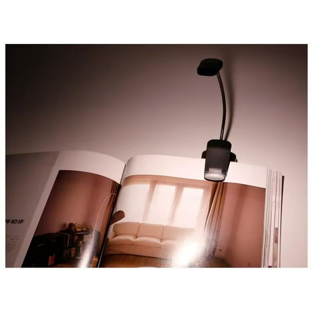 Luz de lectura, luces de lectura para libros en la cama, lámpara de  lectura, luz de libro, luz de libro para leer en la cama, lámpara de  escritorio, luz de clip, lámpara de cama, lámpara de clip, lámpara de  abrazadera, 3 colores, 10 brillo  