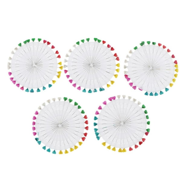Ruletas de 40 alfileres colores brillantes pack 15