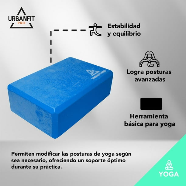 Bloque Para Yoga Eo Safe Imports Esi-8506 Color Verde Brick Pilates Fitness  Y Ejercicios