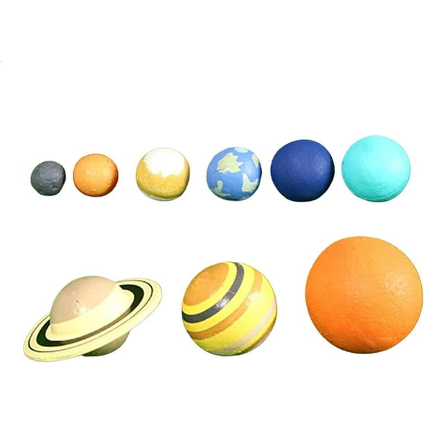 Sistema solar para niños - Planetas para niños Juguetes del sistema solar -  Bolas planetarias - Pelota antiestrés para niños - Bolas espaciales  Juguetes para niños de 3 a 5 años 