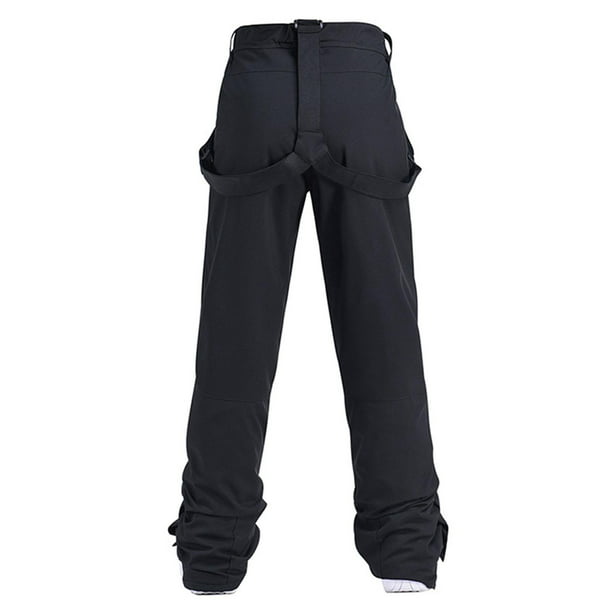 esquí negro, con aislamiento, pantalones, mono impermeable, ligero,  resistente al viento y cálido XXL Zulema pantalones de esquí