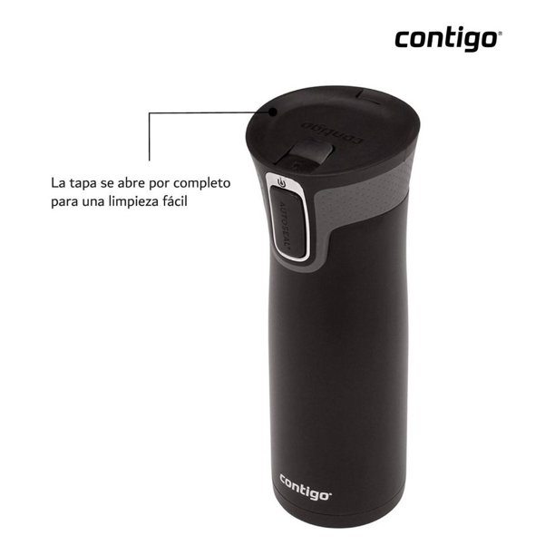 Termo Contigo Café Twist Negro 20 Oz (590 ml)