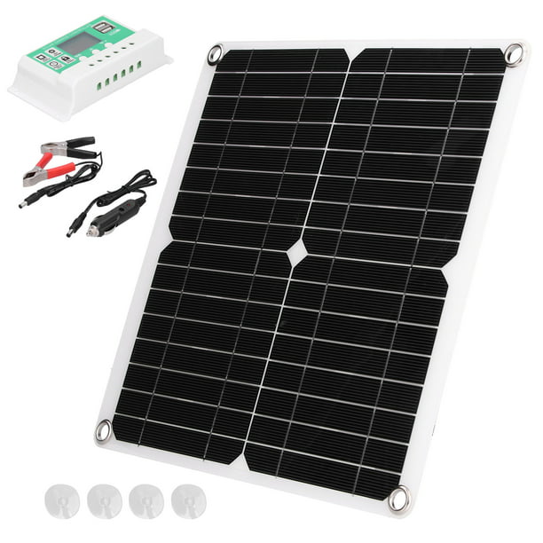 CHICIRIS Placas Solares para Casa Kit Completo, 600W 18V Panel Solar  Portatil de Silicio Monocristalino, Controlador de Carga de Batería Solar de  100 A, Kit Solar para Autocaravana, Camper, Turismo : 
