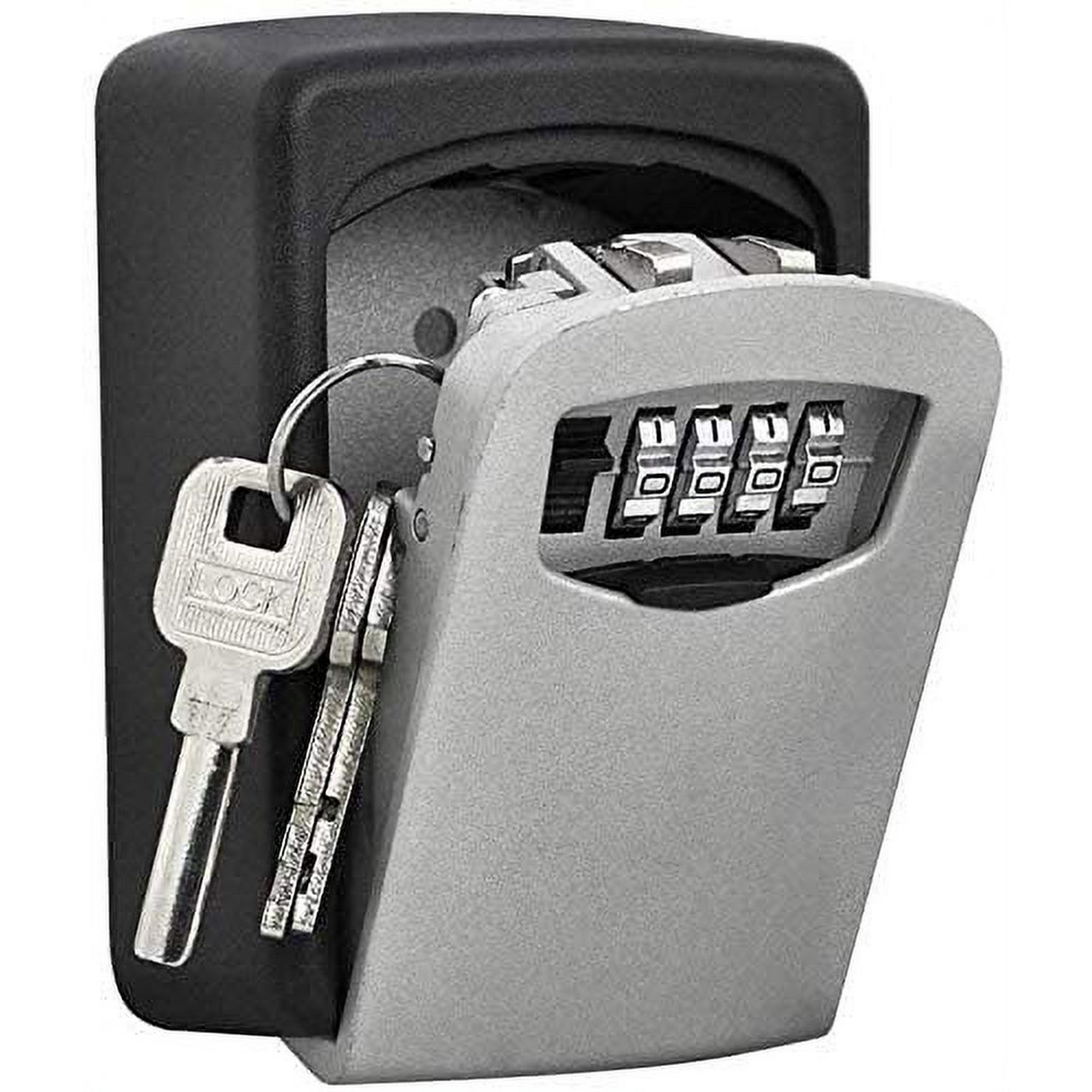 Caja de llaves de alta seguridad de la policía, llave de pared segura, llaves  de alta seguridad de 4 dígitos, cerradura de combinación, llaves de tienda  JM