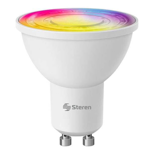 Foco LED dicroico Wi-Fi RGB+W multicolor de 5 W SHOME-121 Steren SHOME-121