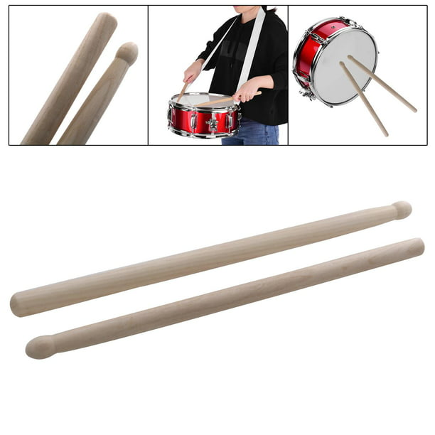 Baquetas de tambor multiusos Instrumento musical Accs Madera premium para  Lotus Drums Snare Drums Tambores de mano Principiantes Baoblaze Baquetas