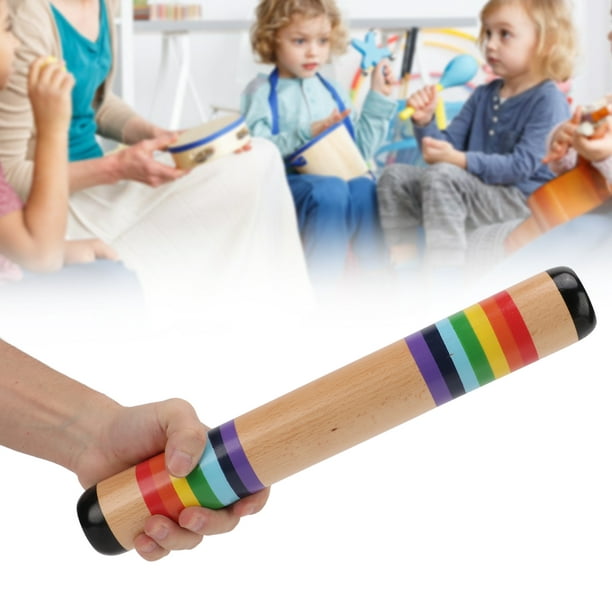 Toyvian Palo de madera para niños, herramientas de juguete, instrumentos de  juguete, varillas, varillas de ritmo, palos de música para niños, palos de