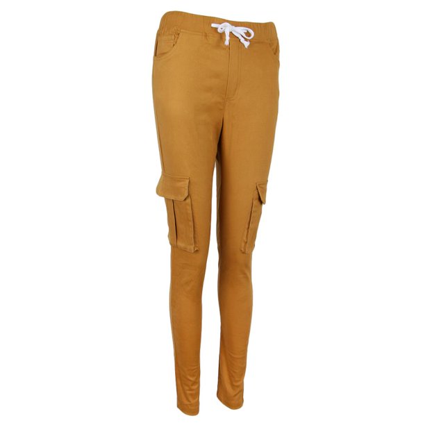 Pantalones De Las Mujeres Pantalones Casuales Con Cordón Elástico Pantalones  De Lápiz De Cintura Mediados De Cintura SG Macarena Pantalones de mujer  lápiz