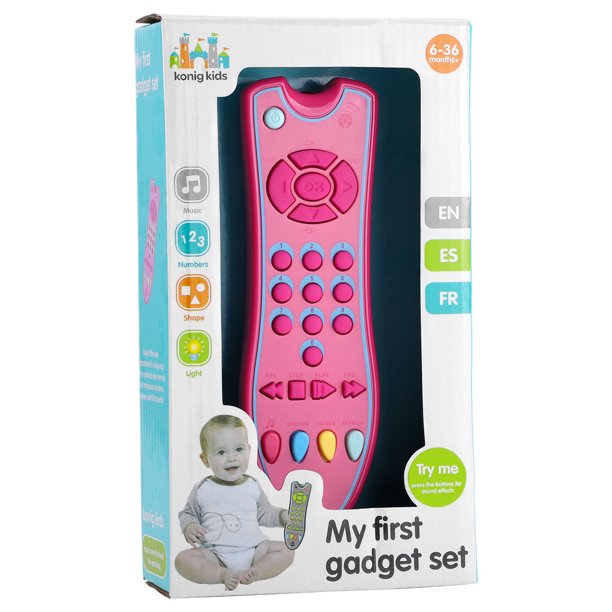 Mando TV Juguete Bebe,Juguetes Musicales para Niños,Toys Remote Control, Juguetes Educativos Tempranos para Niñas Y Niños Aprendizaje(Rosa) :  : Juguetes y juegos