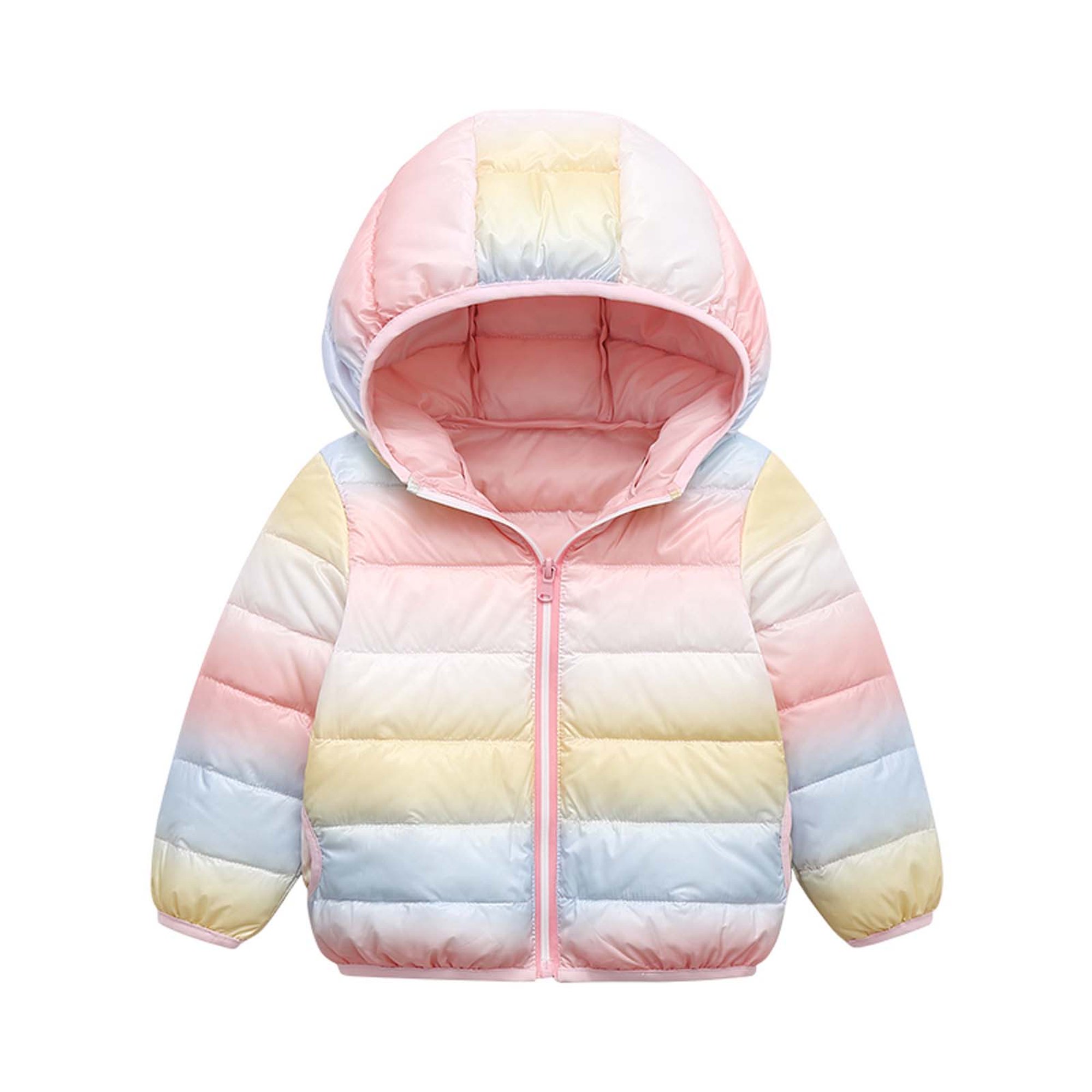  Ropa de moda con capucha abrigo de invierno para niños abrigo  de niño cálido chaqueta para niños chaqueta niñas abrigo y chaqueta niña  gato abrigo, Rosado : Ropa, Zapatos y Joyería