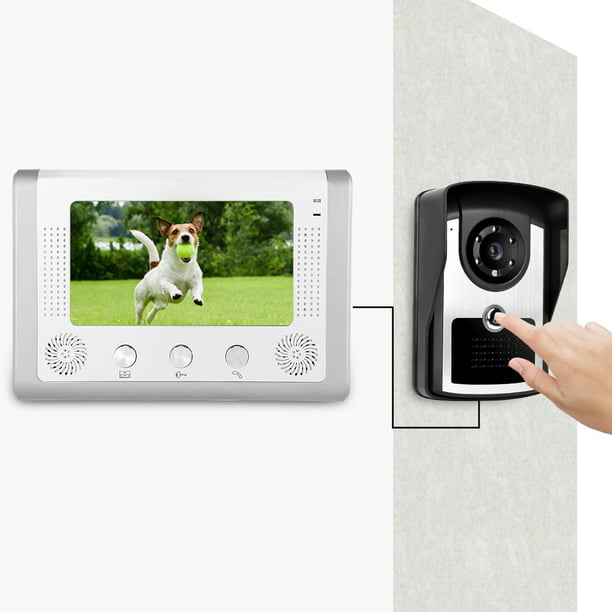 Timbre de vídeo de monitoreo al aire libre timbre de intercomunicación con  cámara IR con control electrónico de cerradura para el hogar