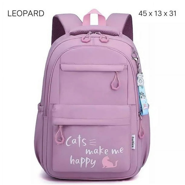 Mochila Viral para niños gatos Me hacen feliz bolsa escolar para niños de  escuela primaria de jardín de infantes
