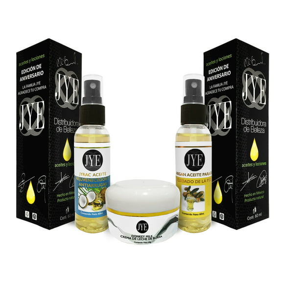 kit de hidratación para piel spa en casa incluye aceite de coco aceite de argán y crema natural d jye natural