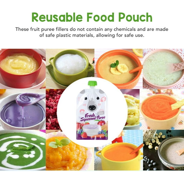 Bolsa reutilizable para alimentos - Bolsas recargables para bebés