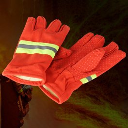 Guantes A Prueba De Fuego, Guantes Ignífugos 2 Piezas Para Bomberos ANGGREK  Otros