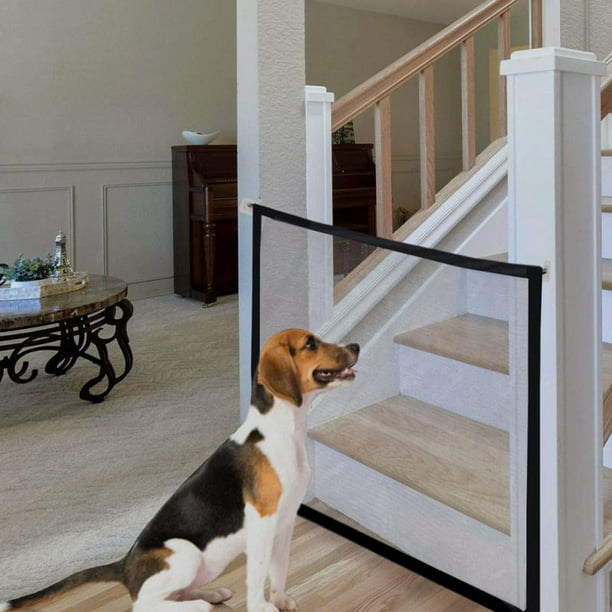 Barrera de seguridad para escaleras, barrera para perros, barrera de  seguridad para puertas, guardia para perros (talla S) Rojo Verde