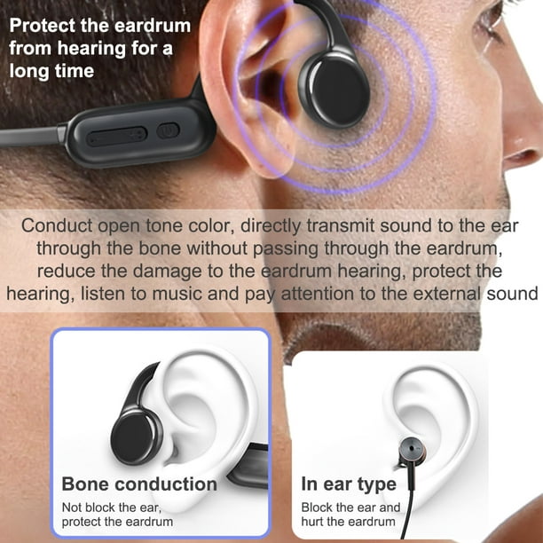 Methold Mini auricular Bluetooth Auriculares inalámbricos In-Ear Auriculares  invisibles Teléfono Manos libres Auriculares Estéreo Mic Cables de  audio/vídeo oro