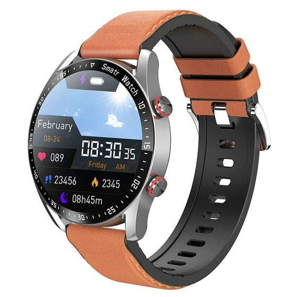 WalkerFit Reloj inteligente para hombre, reloj inteligente para hombre,  batería extra larga de 60 días, resistente al agua, resistente al agua, con