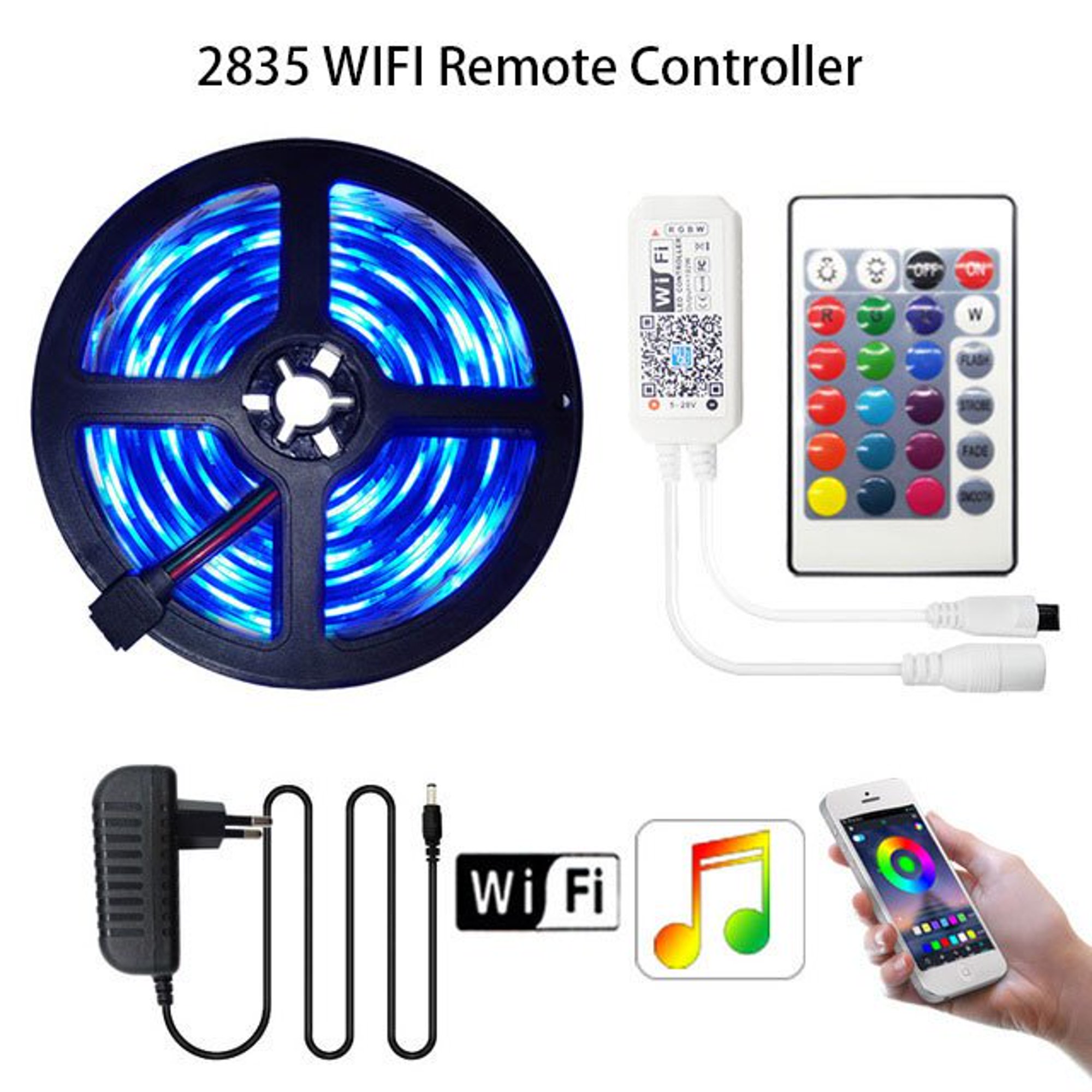 Cinta WIFI LED RGB 5050 KIT (ALEXA)