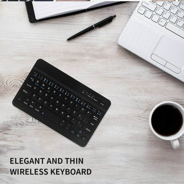Teclado Bluetooth Mini Universal, Recargable para PC, Tablet y Teléfono  Inevent EL001049-01B