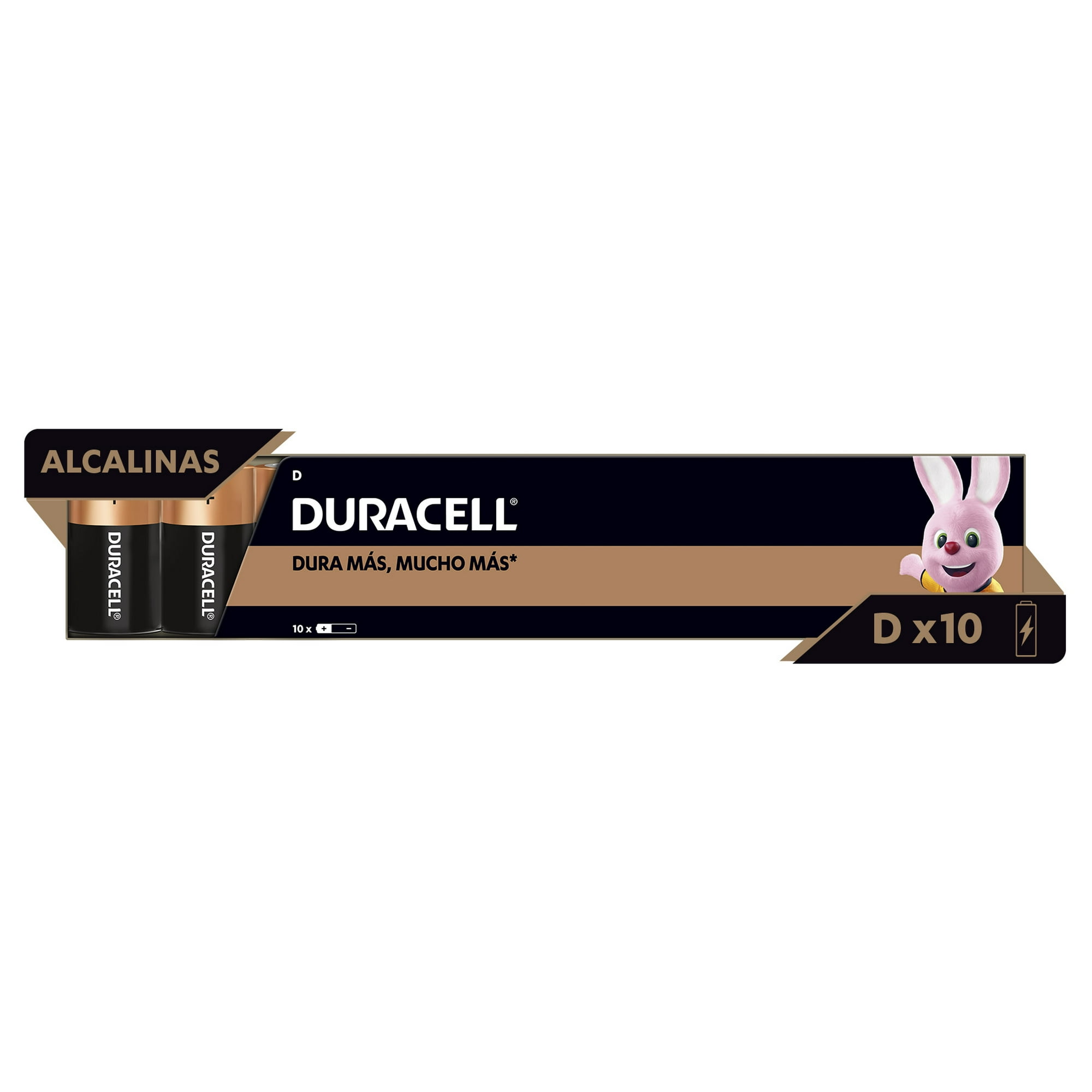 Duracell Pila Alcalina D C/10 piezas 1.5 Volts