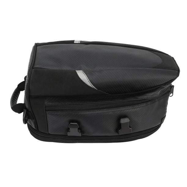 Bolsa trasero para motocicleta, almacenamiento de equipaje impermeable,  mochila extensible, bolsa pa Ticfox