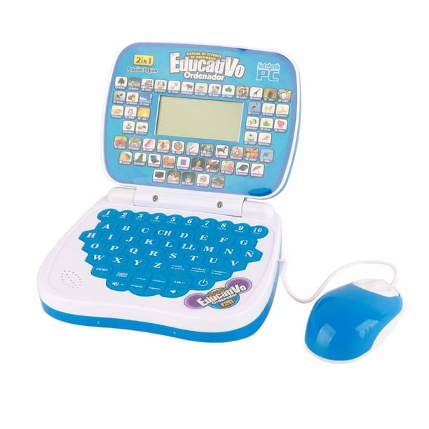 Mini Ordenador Laptop Inteligente para Niños Maquina de Aprendizaje en  Español Ingles Portatil