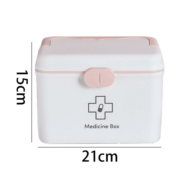 Botiquin Pequeño kit médico, kit de primeros auxilios portátil, caja de  almacenamiento Caja de medic Fokelyi CPB-US-WZY141-3